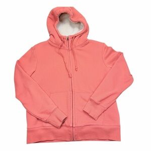 Uniqlo peach color Sherpa Lined Hoodie